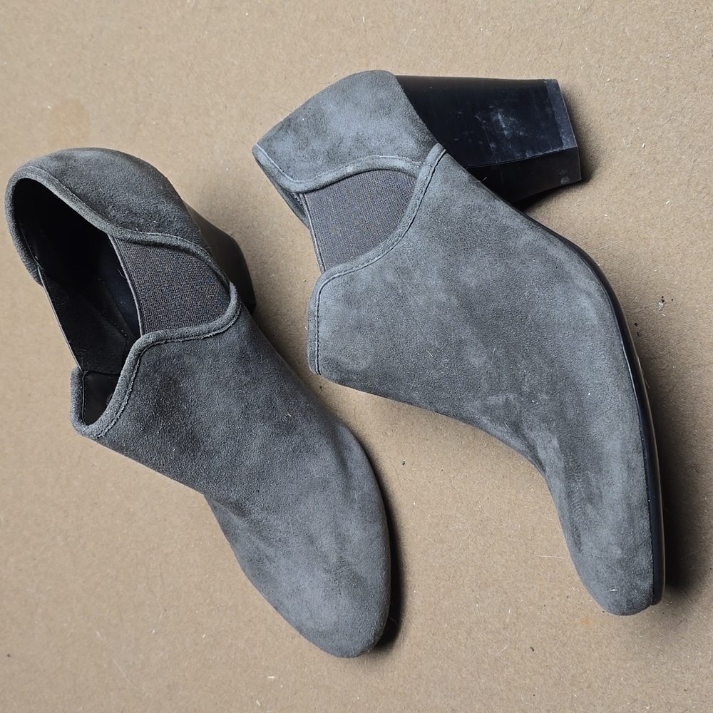 Vaneli suede heeled boots size 9.5